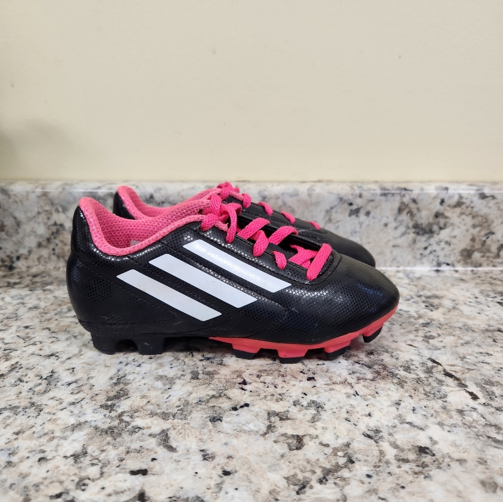 Adidas Conquisto FG B25594 Black Soccer Cleats Shoes Size 12K